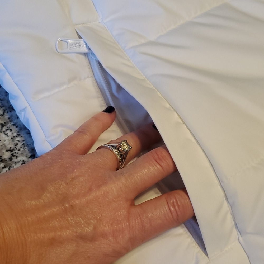 Pink Ribbon Riders white puffer vest - Picture 8 of 8